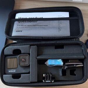 GoPro Black Action Camera with Case and Mounts